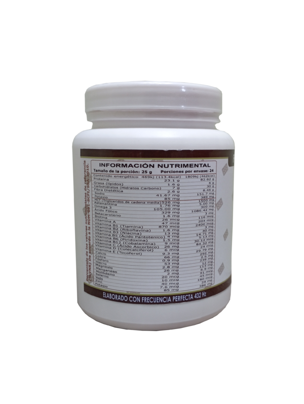 Tabla nutrimental de Dapibus Shake