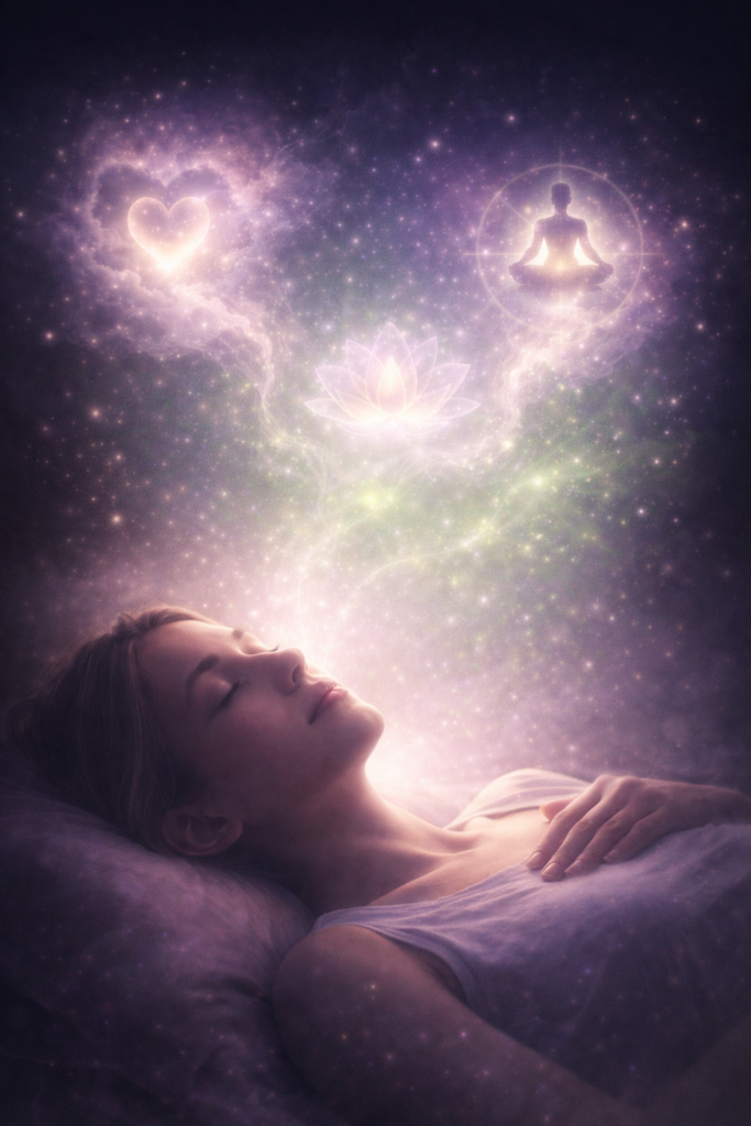 Mujer liberando pensamientos